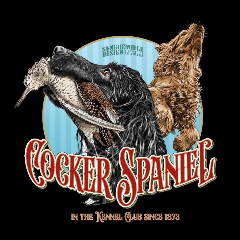 Cocker Spaniel avec bécasse des bois