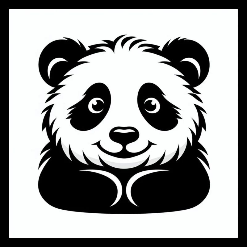 Fröhlicher Pandabär