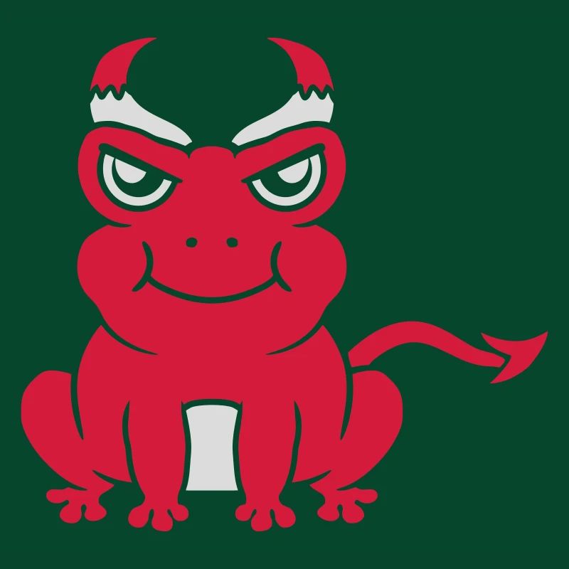 Demon Devil Horns Frog