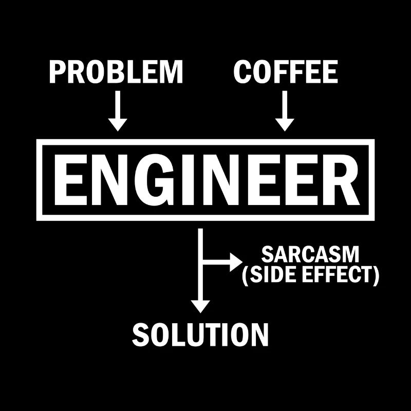 Problem Engineer Coffee Solution Sarcasm