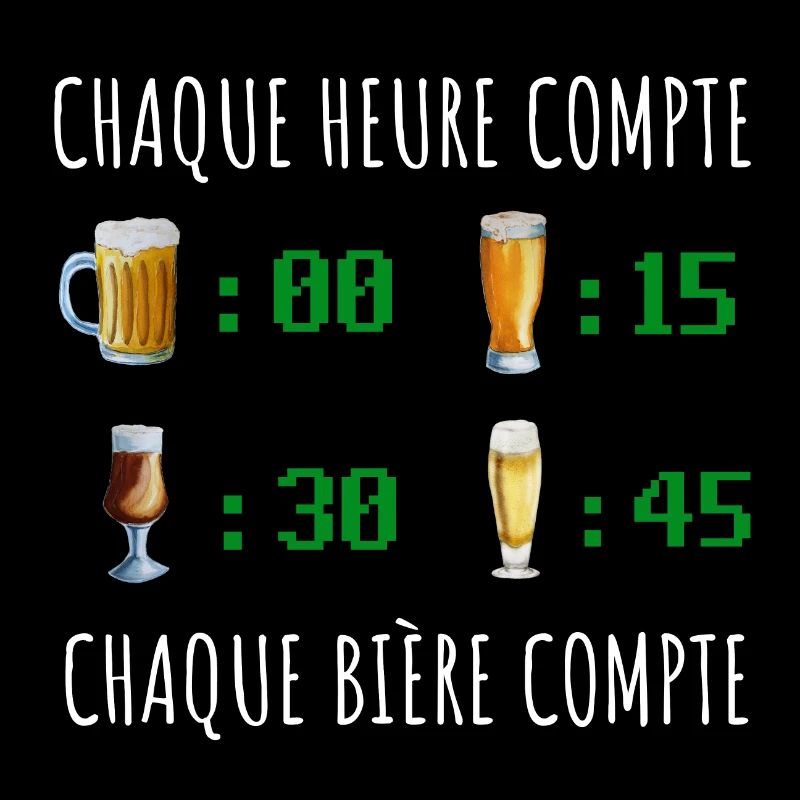 Chaque heure compte chaque bière compte