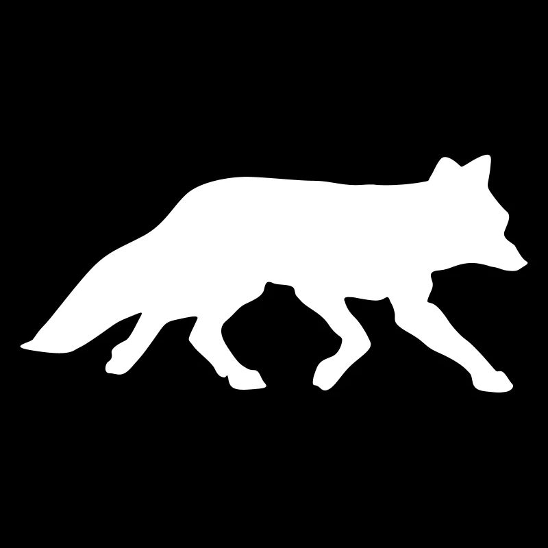 silhouette de renard