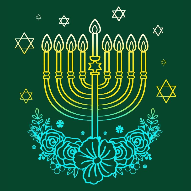 Hanoukka Hanoukka Hanoukka Hanouka Menorah