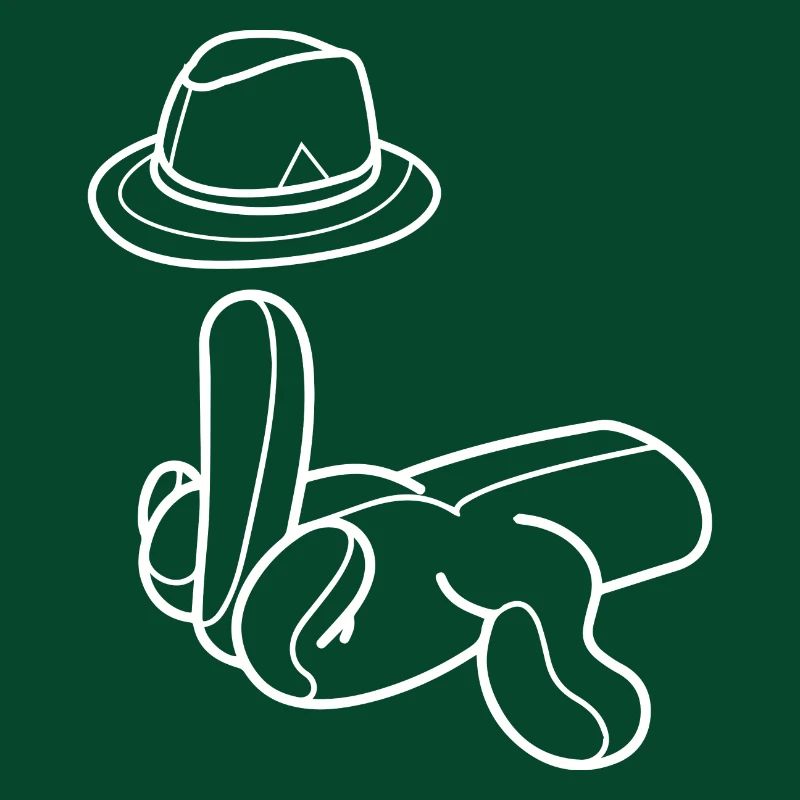 Mittelfinger Hut Comic Hand Geschenk