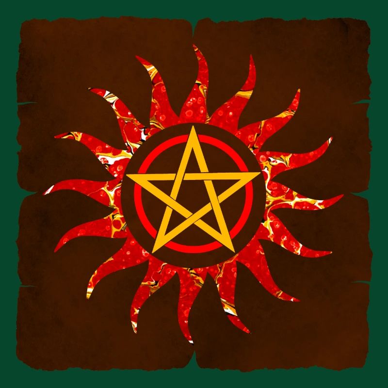 Pentagramme en soleil E 232
