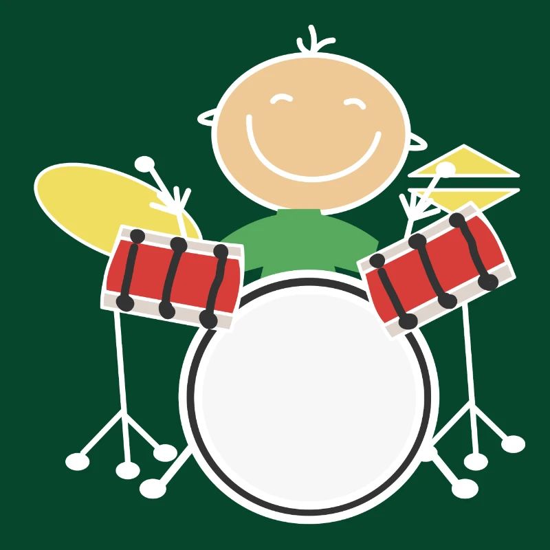 Kids play drums drumsticks drummer