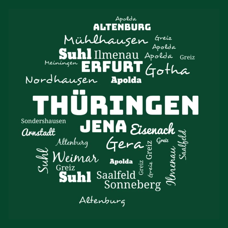 Thüringen Städte Geschenk