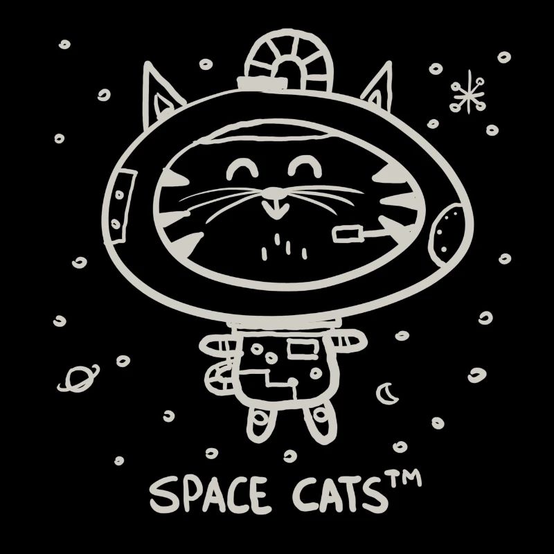 Chat de l'espace | Astronaute | Univers | Katzonaut