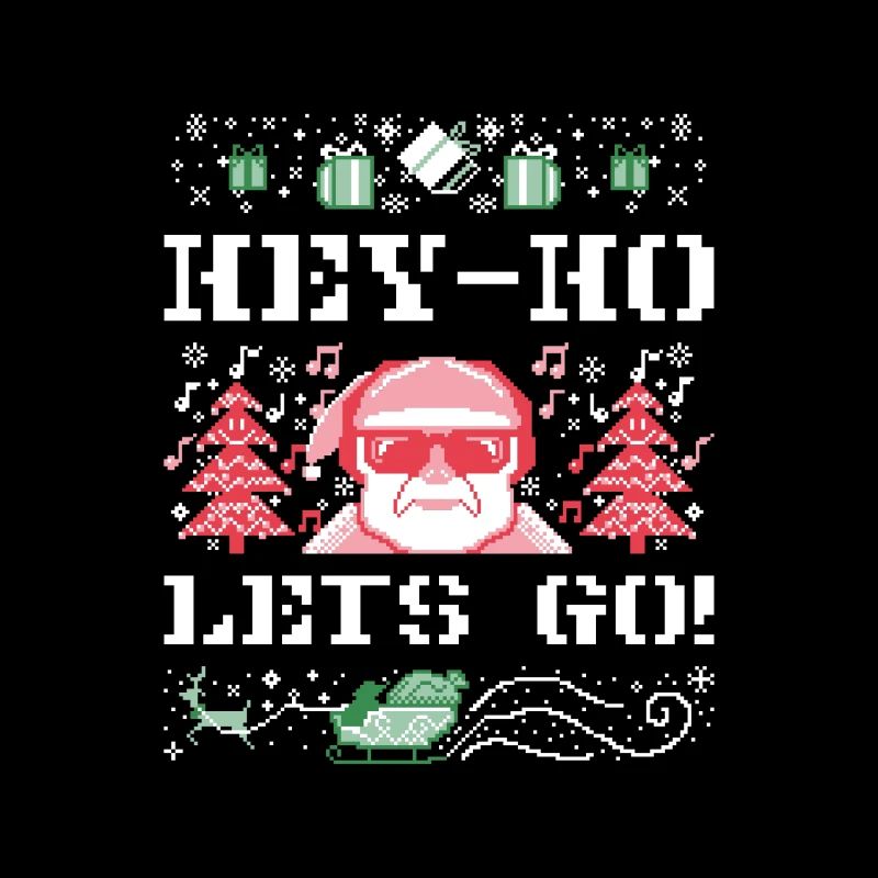 Hey-Ho Let's Go! Christmas design.
