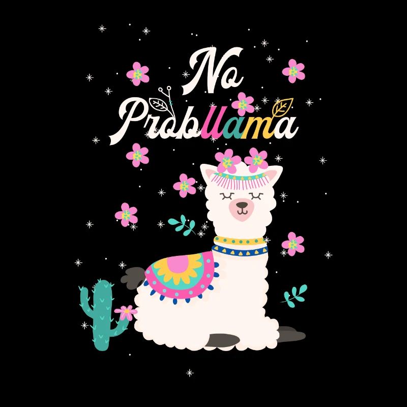 Design mignon de lama