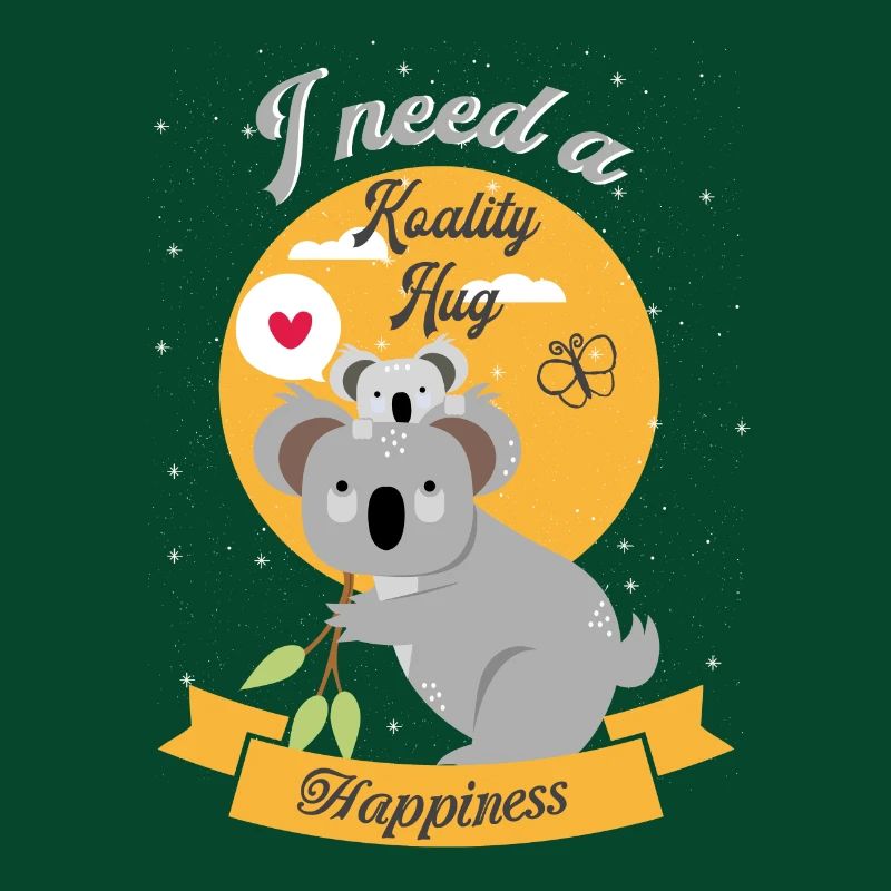 Conception de koala mignon
