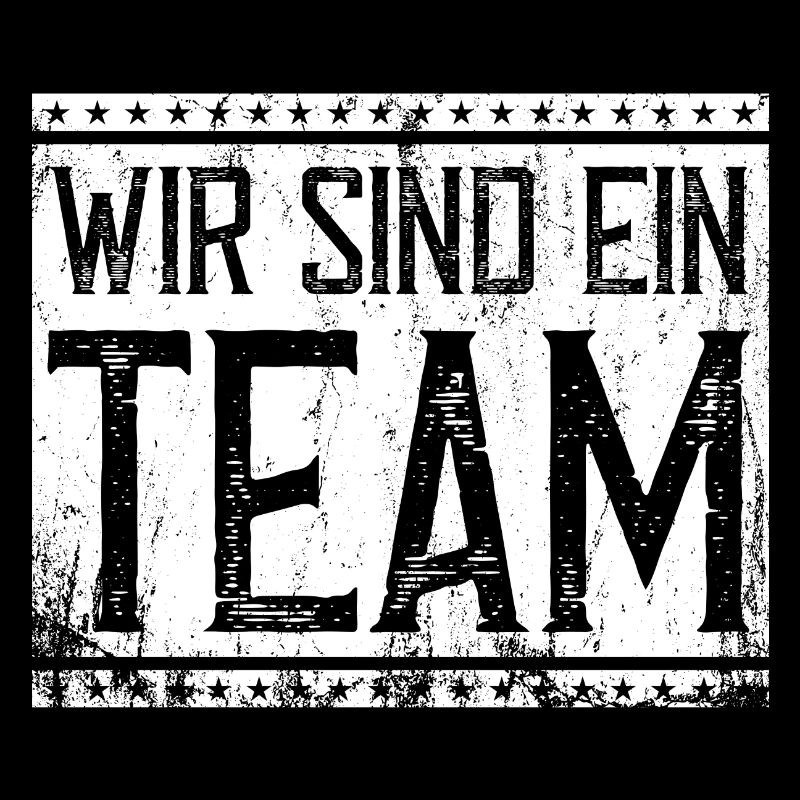 wir sind ein team