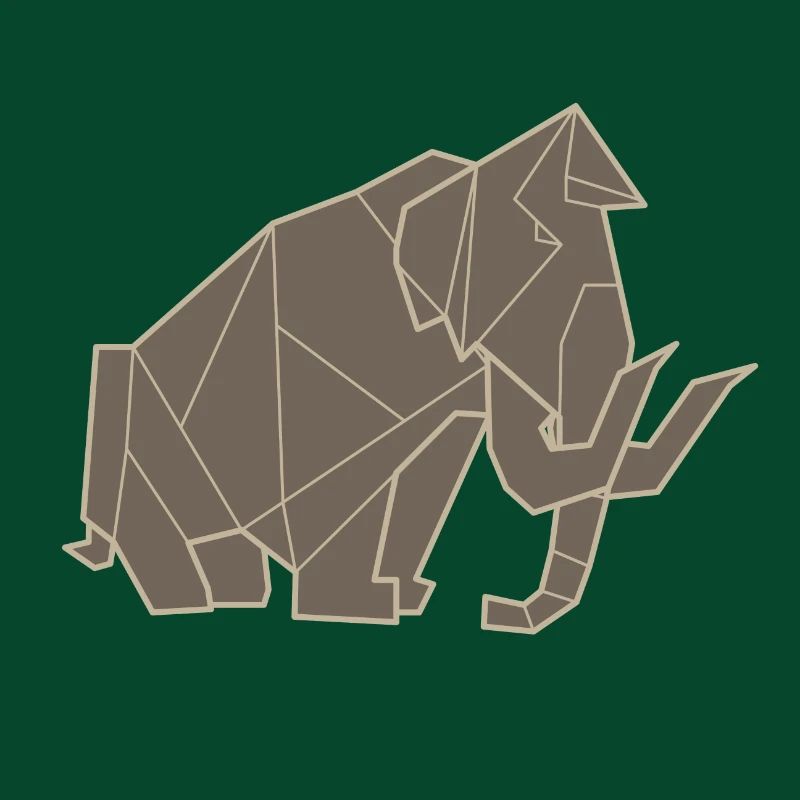 Origami mammoth