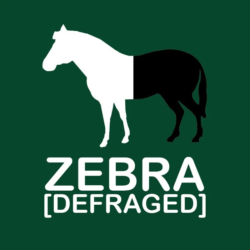 Zebra [defraged] | IT | Ordinateur | Nerd | Geek