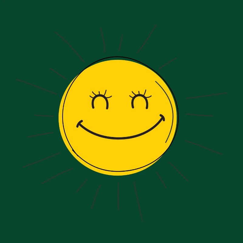 Lächelnde Sonne