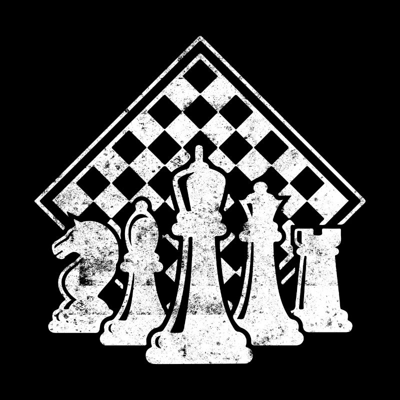 Chess figures king tower horse