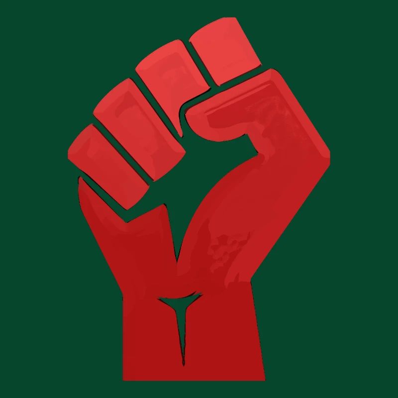 Poing rouge