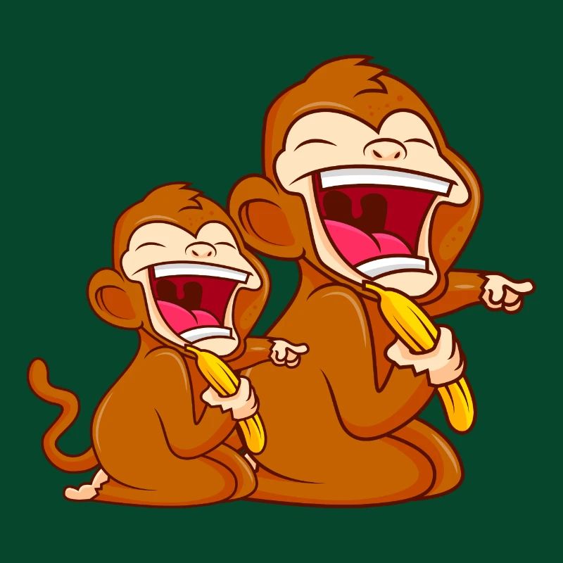 monkey banana funny comic baby monkey