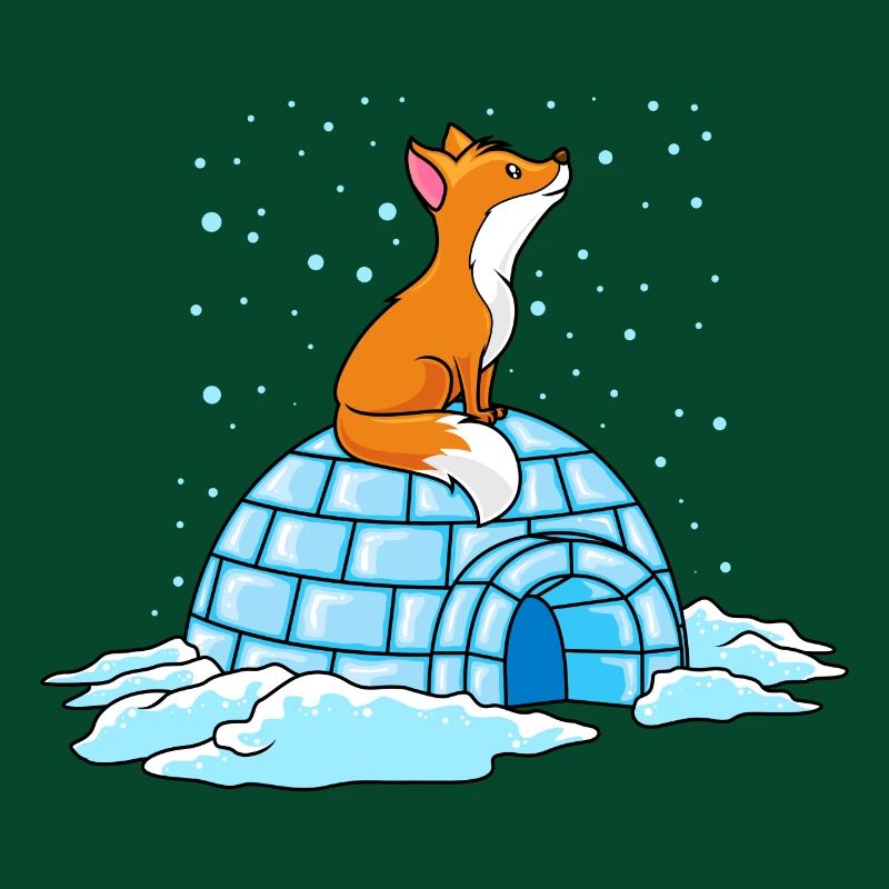 fuchs iglu winter ploar comic