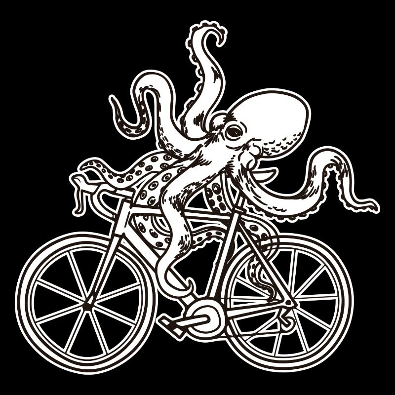 Cute Octo Cycling