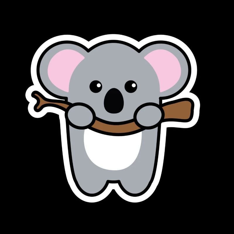 Koala bébé sur l'arbre - idée cadeau