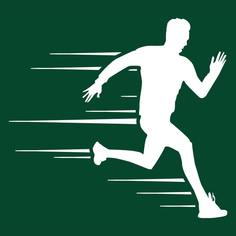 running running silhouette