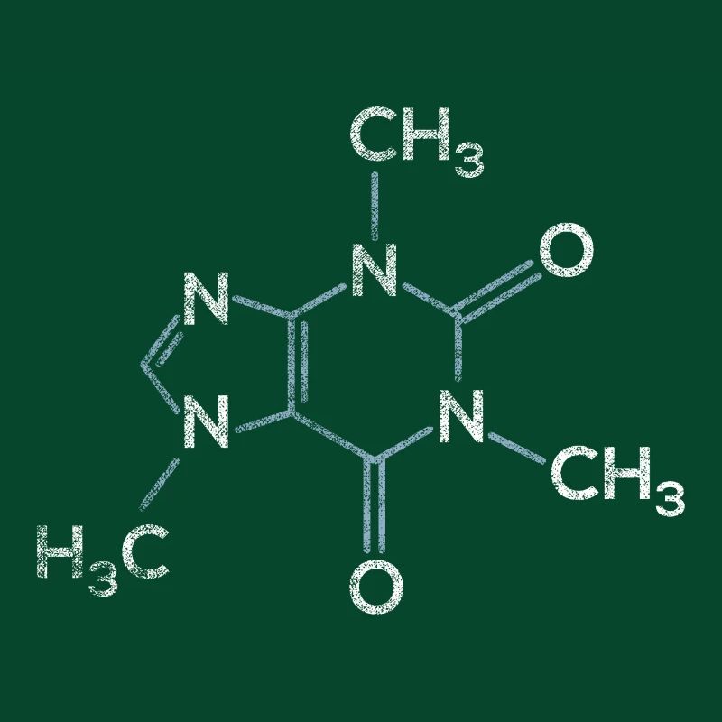 Cadeau de molécule de caféine