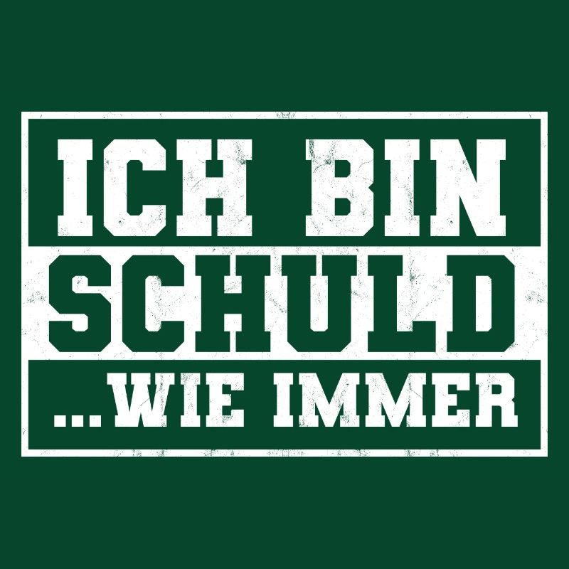 Ich Bin Schuld Witzig Sarkastisch Spruch Geschenk