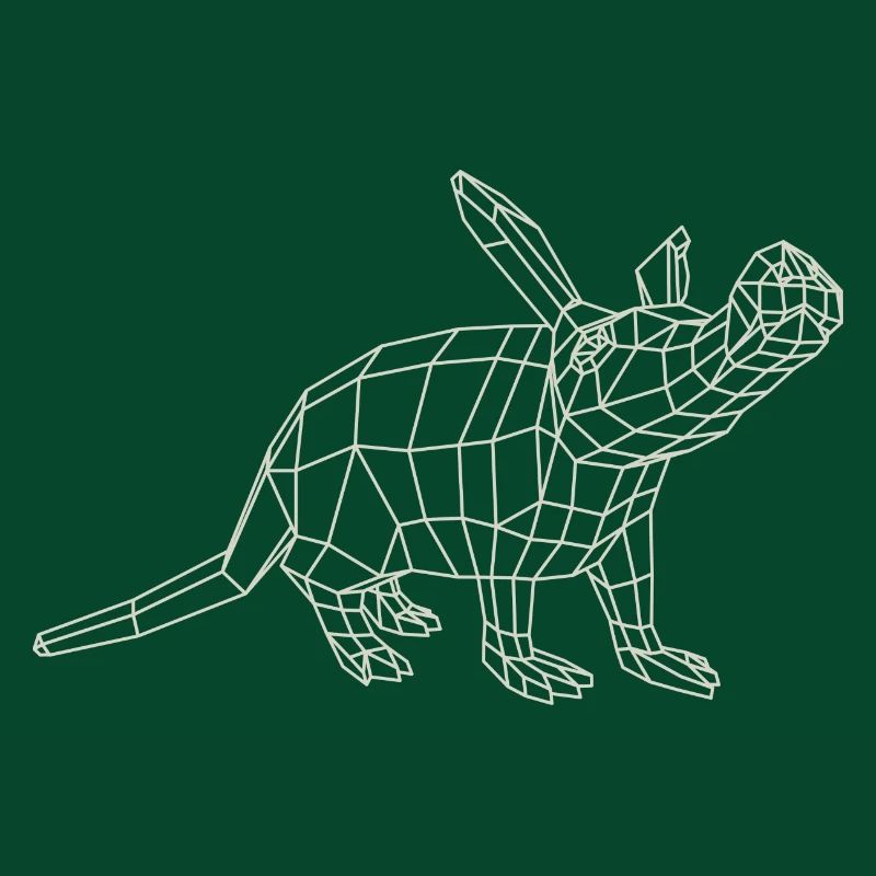 Aardvark Wireframe by Paperwolf