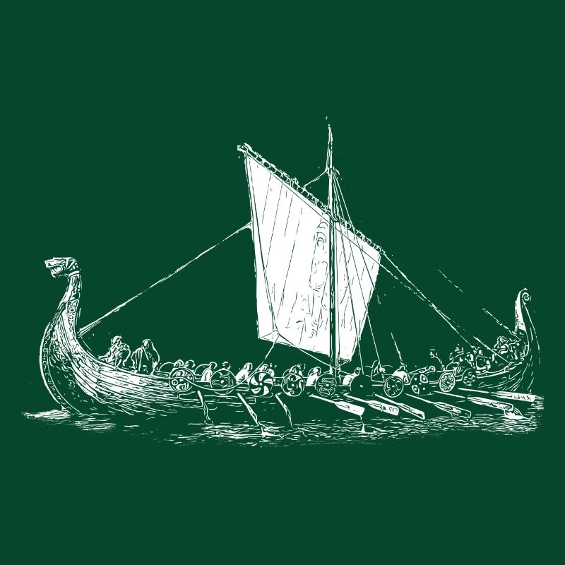 Wikinger Motiv > Wikinger Boot - Langschiff