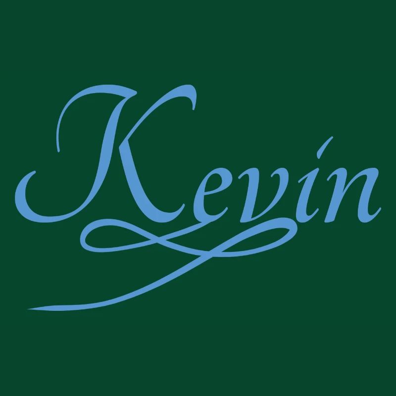 Kevin in cursive script