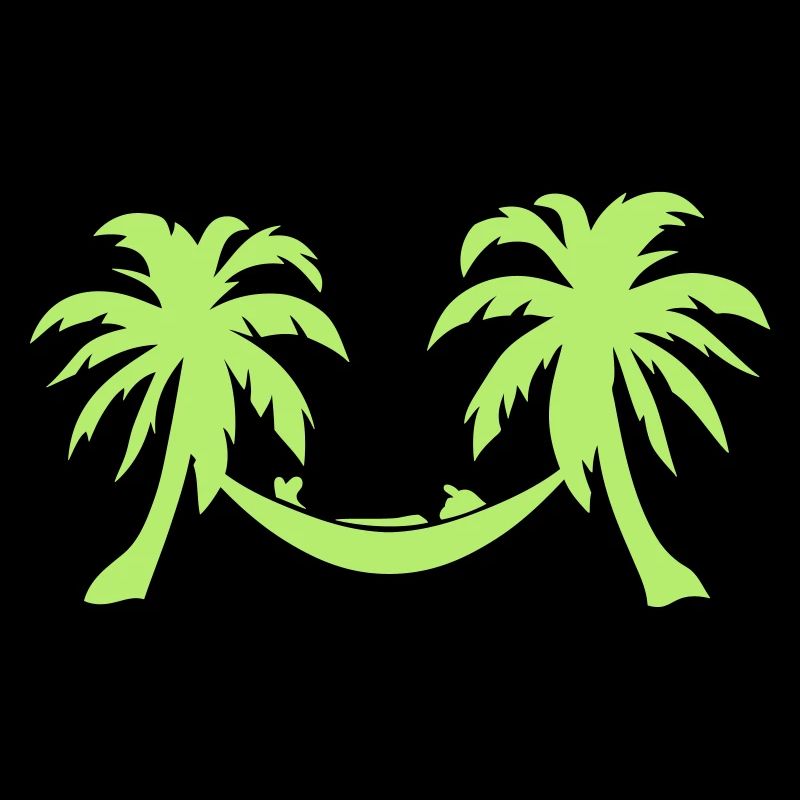 palm tree hammock cool character 8