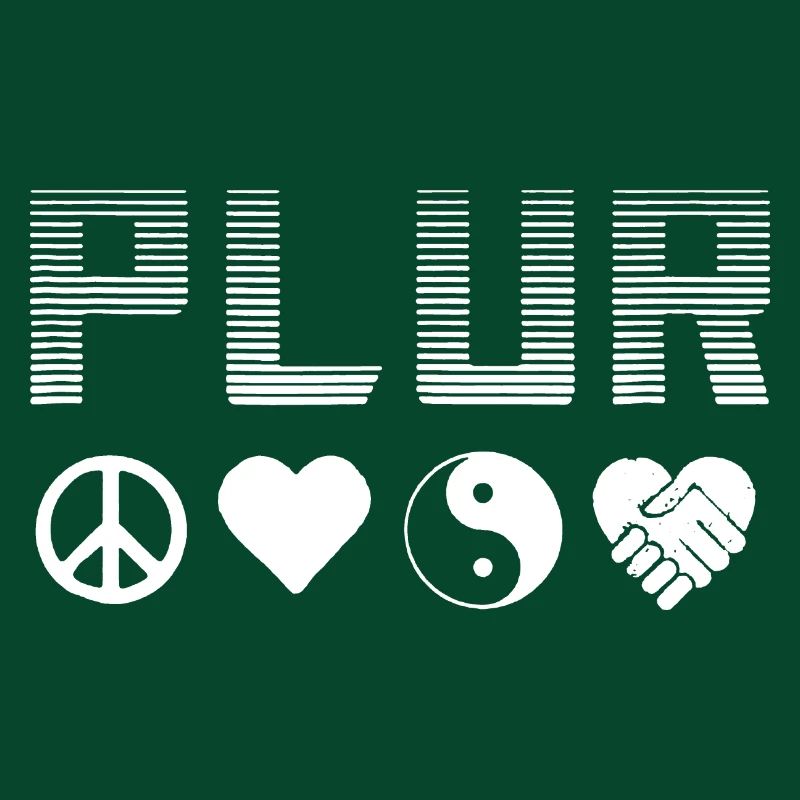 Ensemble de marqueur Peace Love Unity Plur PLUR