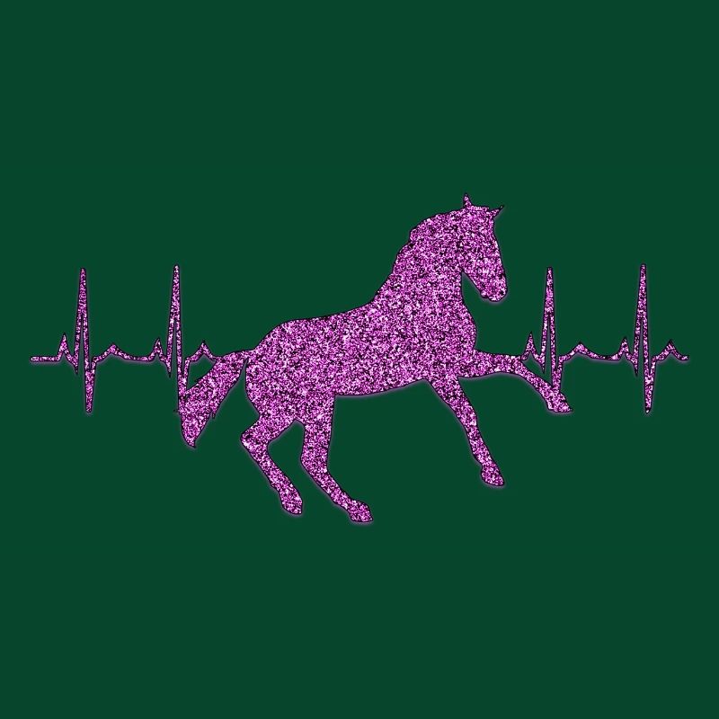 Idée de cadeau de cadeau de paillettes cheval cheval