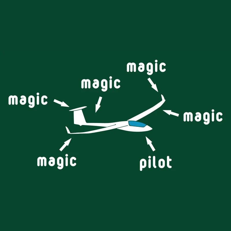 Magic glider pilot, glide glider pilot