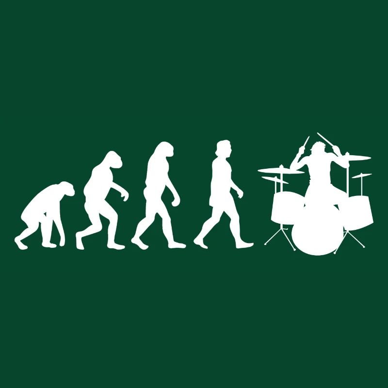 Batteur Evolution Batteur Batteur Drummer Band