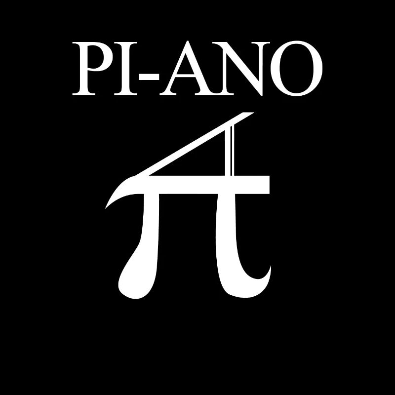 Pi Math Piano T-Shirt Idée Cadeau Professeur Nerd