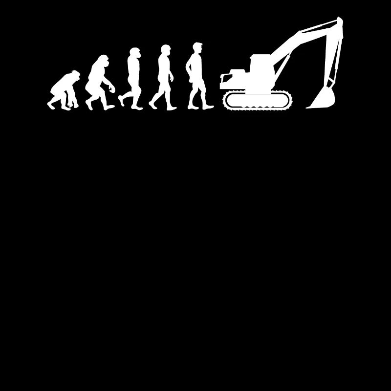 Bagger Shirt · Evolution von Baggern · Geschenk