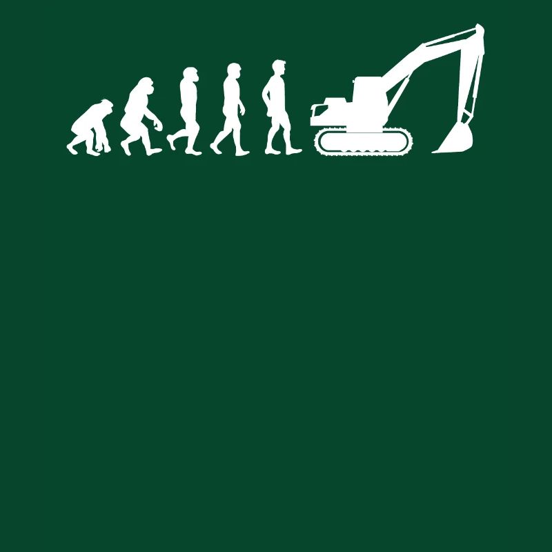 Bagger Shirt · Evolution von Baggern · Geschenk
