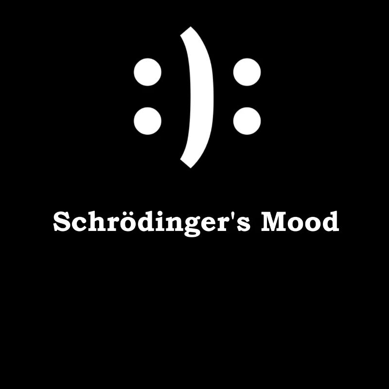 Schrödingers Gesicht Physik Nerd Lehrer Geschenk