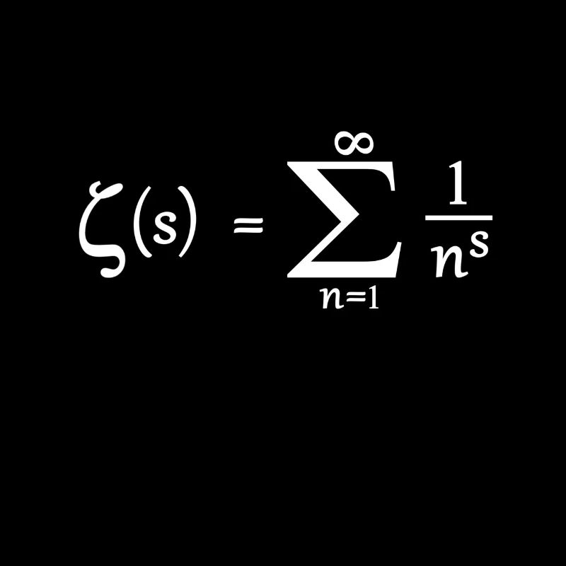 Riemann Zeta Function Math Mathematician Nerd