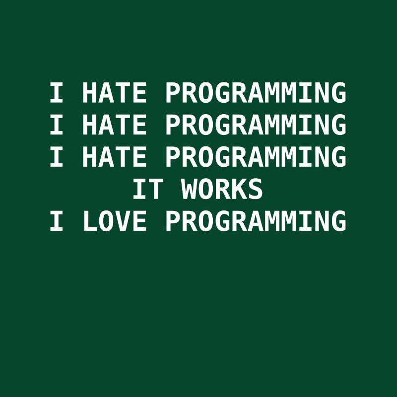 Ich Hasse Programmieren Computer Science Nerd Idee