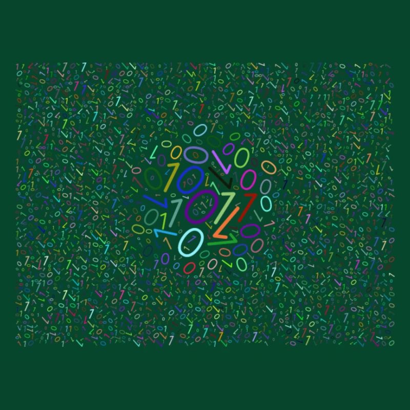 couleur du code binaire