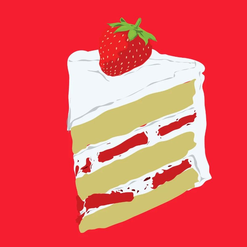 Kuchen Erdbeere Lecker Geschenk Idee Torte