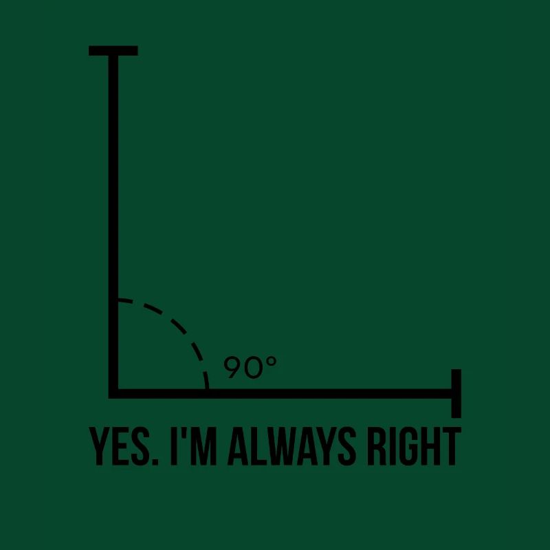 Math Teacher I'm Always Right Algebra Gift