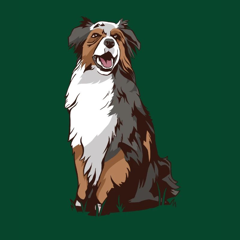 Australian Shepherd Tee Hund
