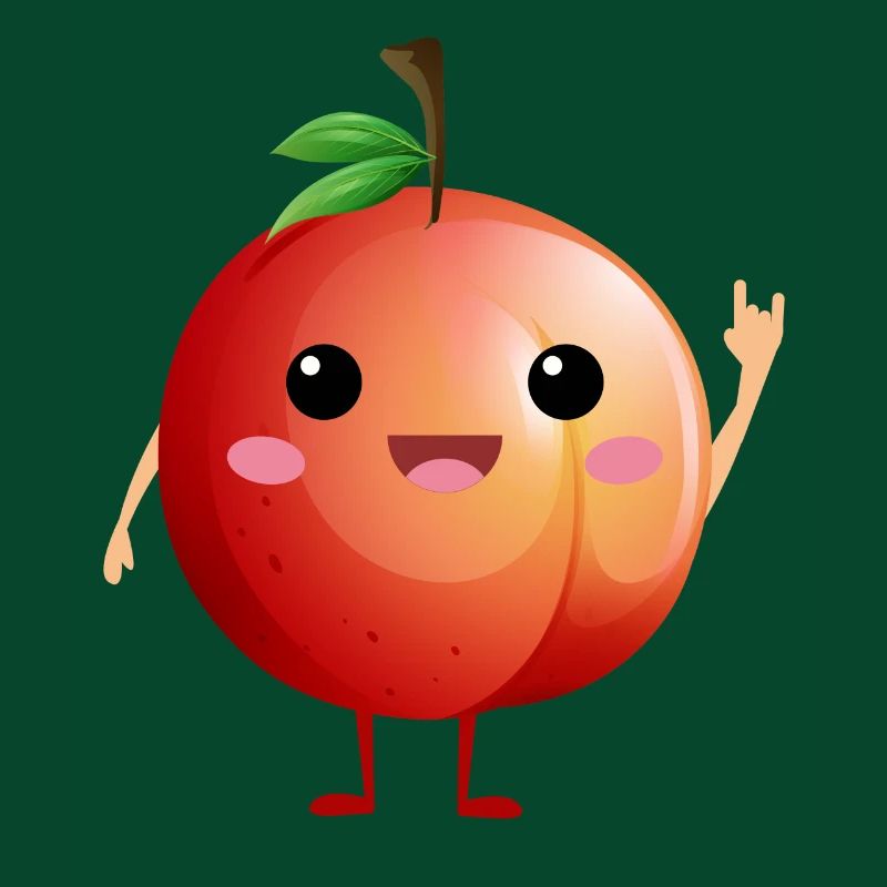 Funny Fruit Dance Peach Dancing Fruit Lover