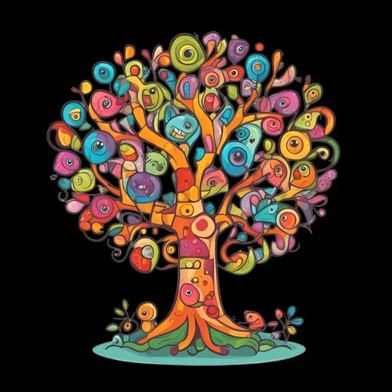 Baum der tausend Farben