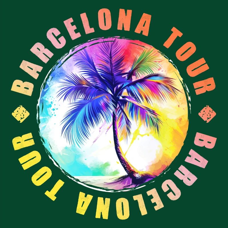 Visite de Barcelone colorée