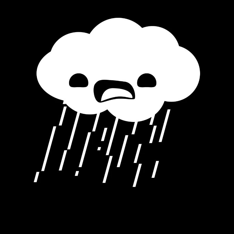 Rain Cloud Sad Feeling Gift Rain Crying